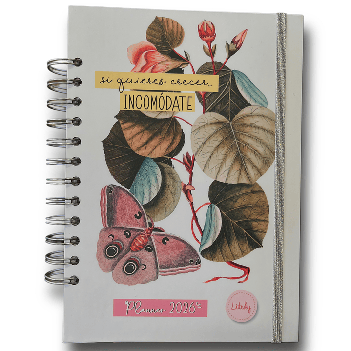 Planner 2026 Si quieres crecer, incomódate  1