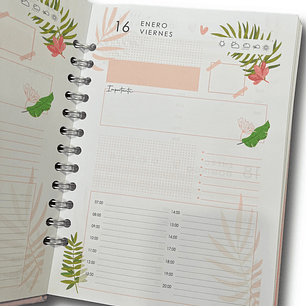 Agenda Diaria 2026 (Modelo 07)