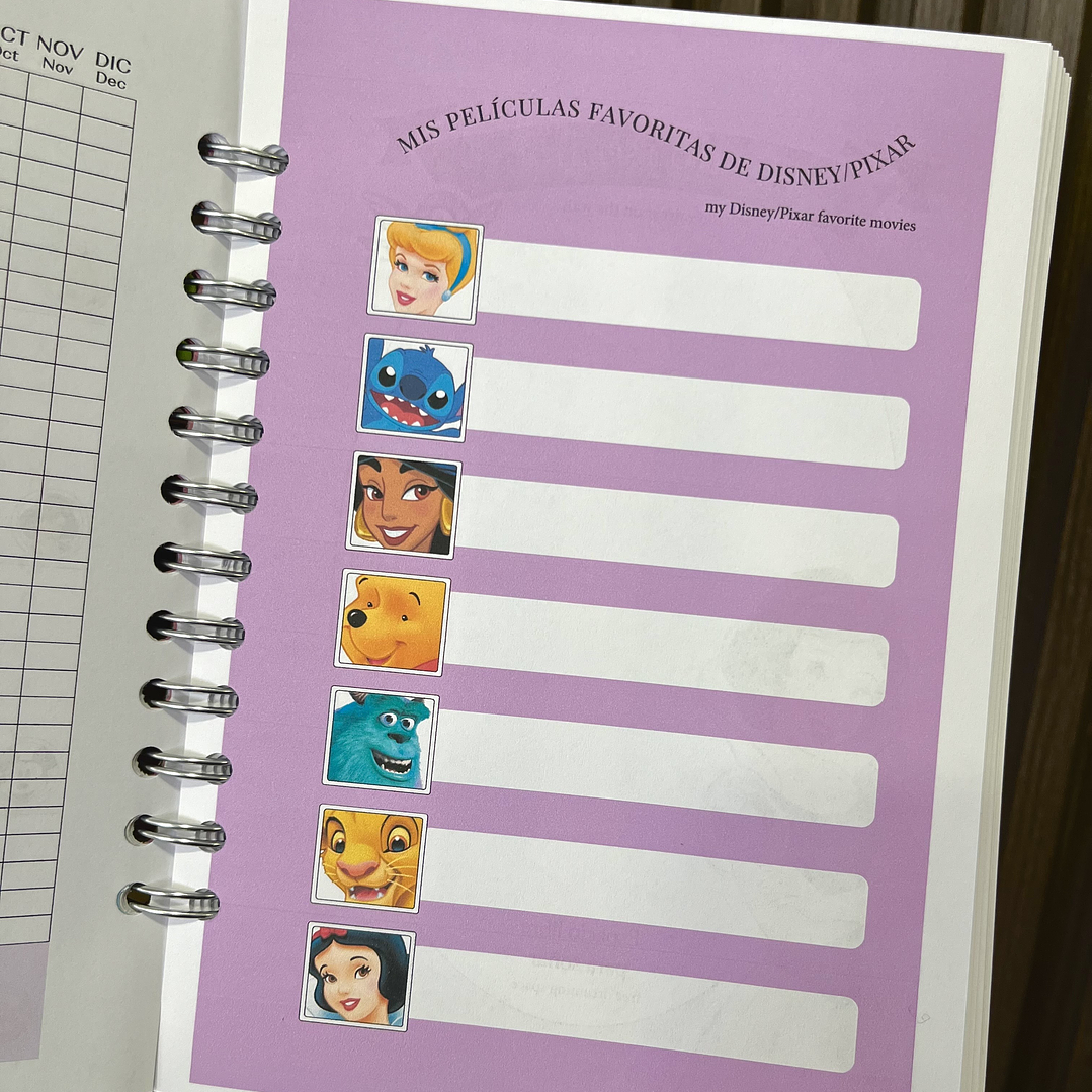 Agenda 2026 inspirada en Disney (1 dia por pág) 23