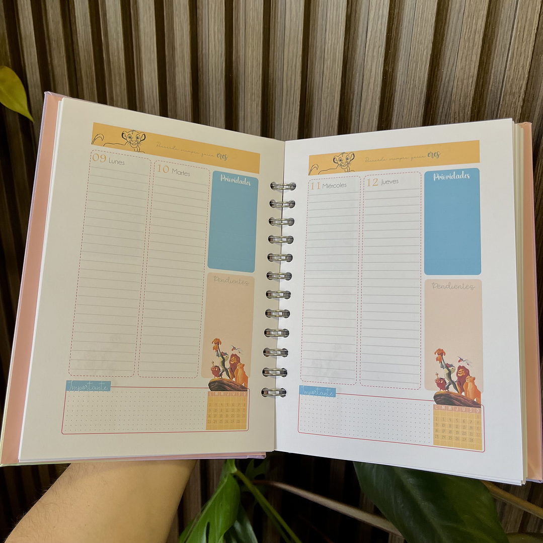 Agenda 2026 inspirada en Disney (2 días por página) 4