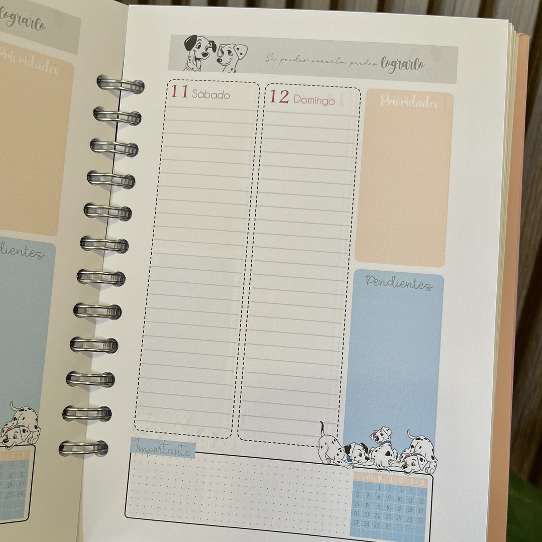 Agenda 2026 inspirada en Disney (2 días por página) 8