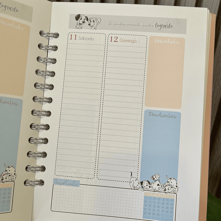 Agenda 2026 inspirada en Disney (2 días por página) 8