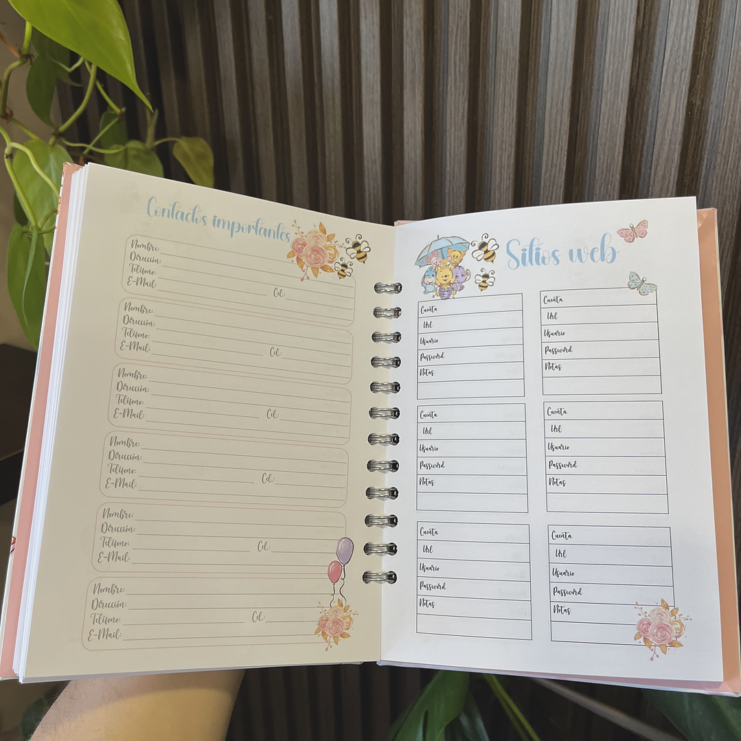 Agenda 2026 inspirada en Baby Winnie The Pooh 3