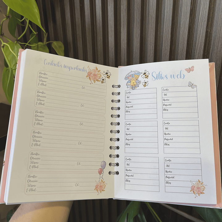 Agenda 2026 inspirada en Baby Winnie The Pooh 3