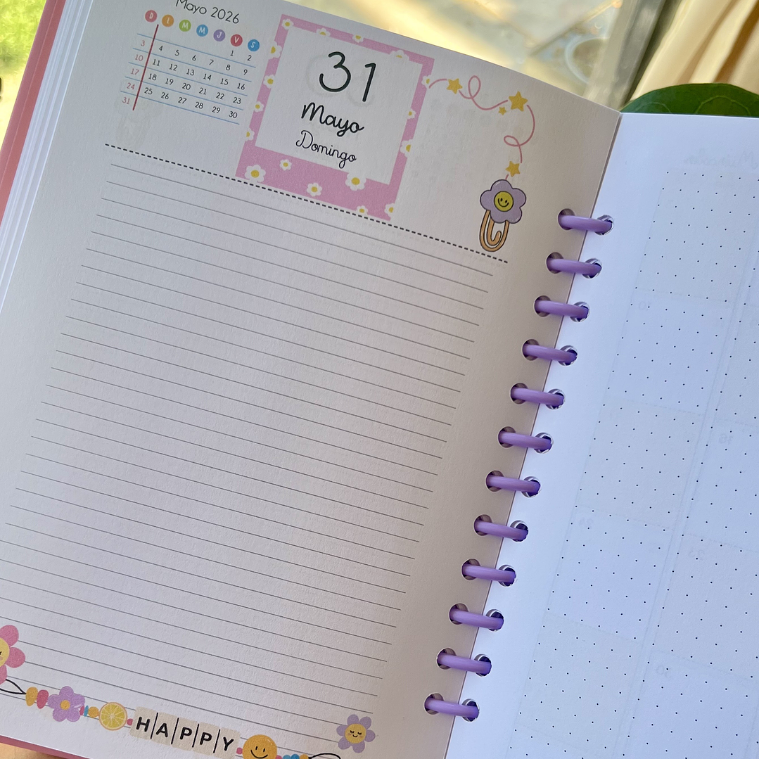 Agenda Diaria 2026 Lineas 26