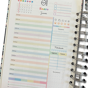 Agenda Diaria 2026 (Modelo 01) 