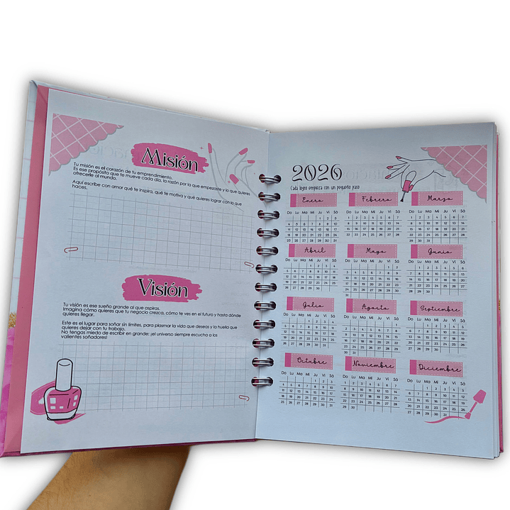 Agenda Manicurista 2026 Glitter 6