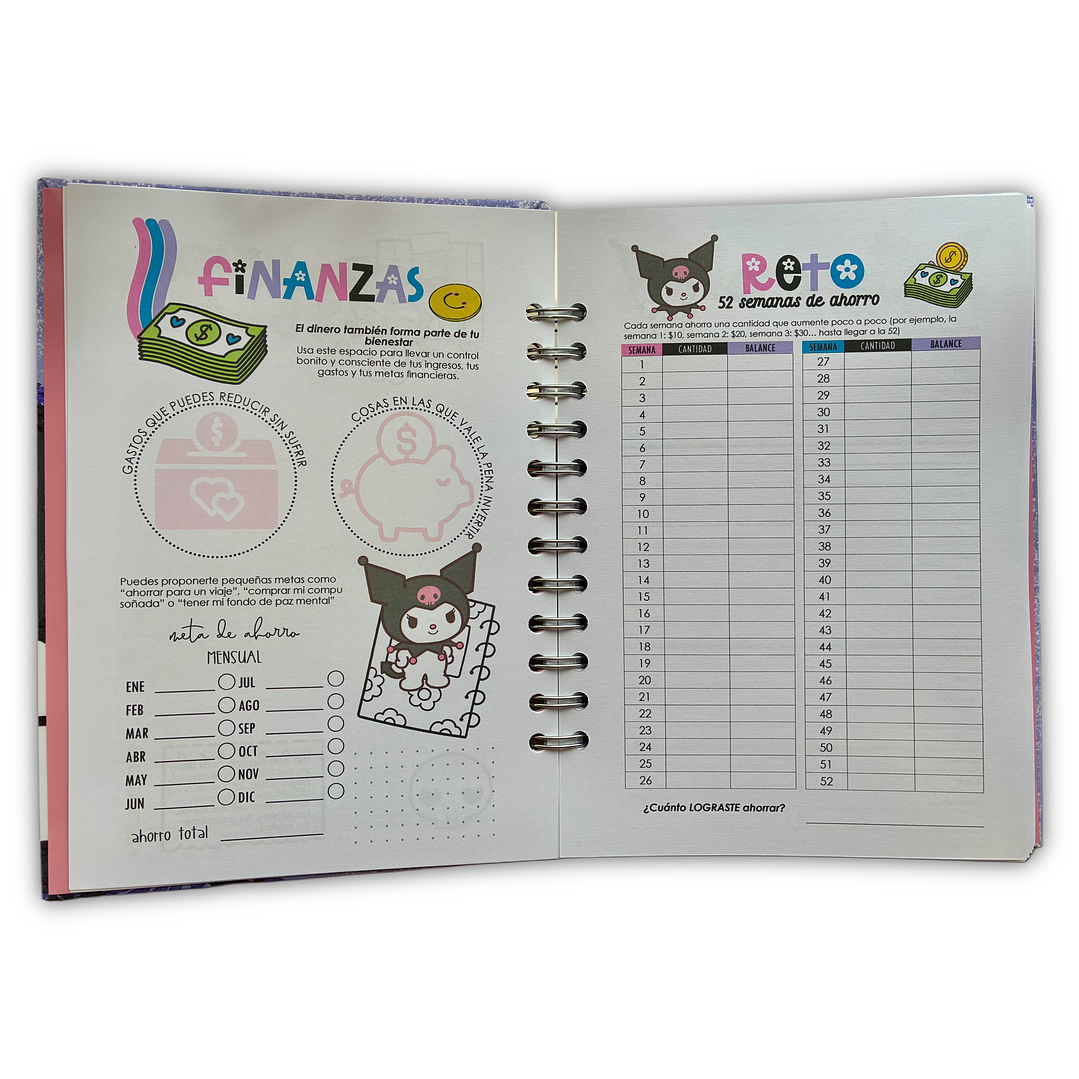 Agenda 2026 Glitter Kuromi 4