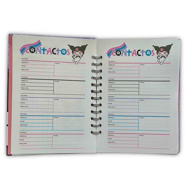 Agenda 2026 Glitter Kuromi 5