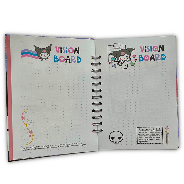 Agenda 2026 Glitter Kuromi 3