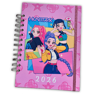 Agenda 2026 Las Guerreras K-Pop Glitter