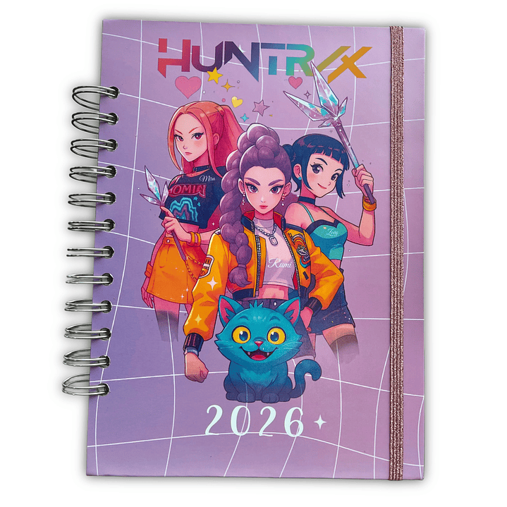 Agenda 2026 Guerreras K-Pop Glitter 1