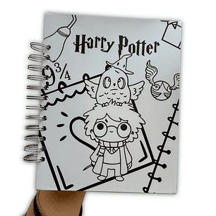 Agenda 2026 Harry Potter para colorear 
