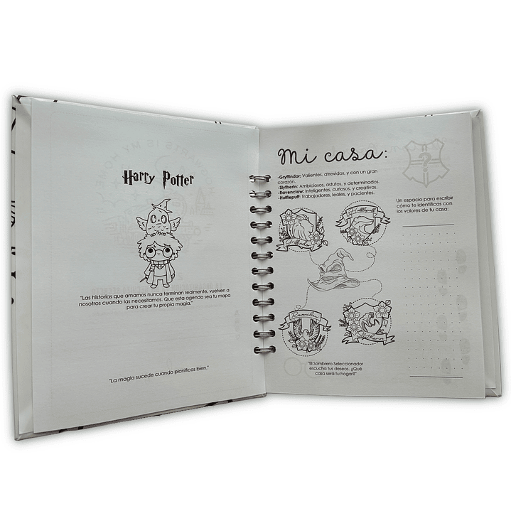 Agenda 2026 Harry Potter para colorear  6