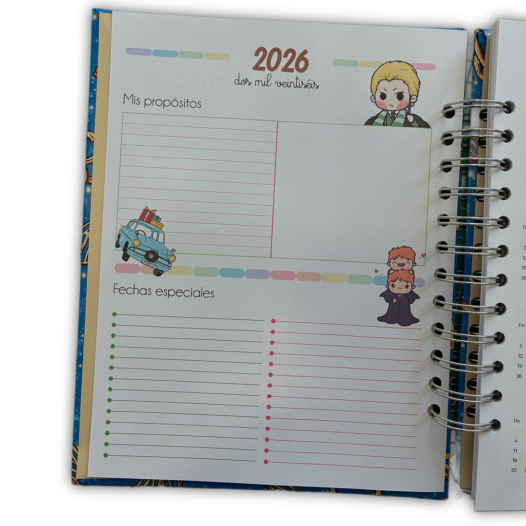Agenda 2026 inspirada en Harry Potter 7