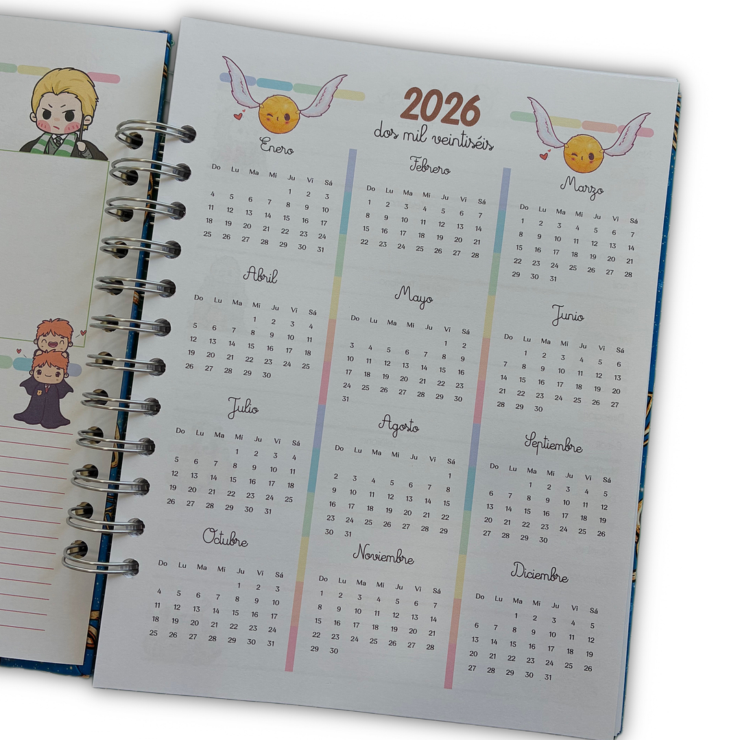 Agenda 2026 inspirada en Harry Potter 8
