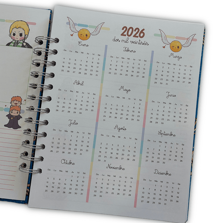 Agenda 2026 inspirada en Harry Potter 8