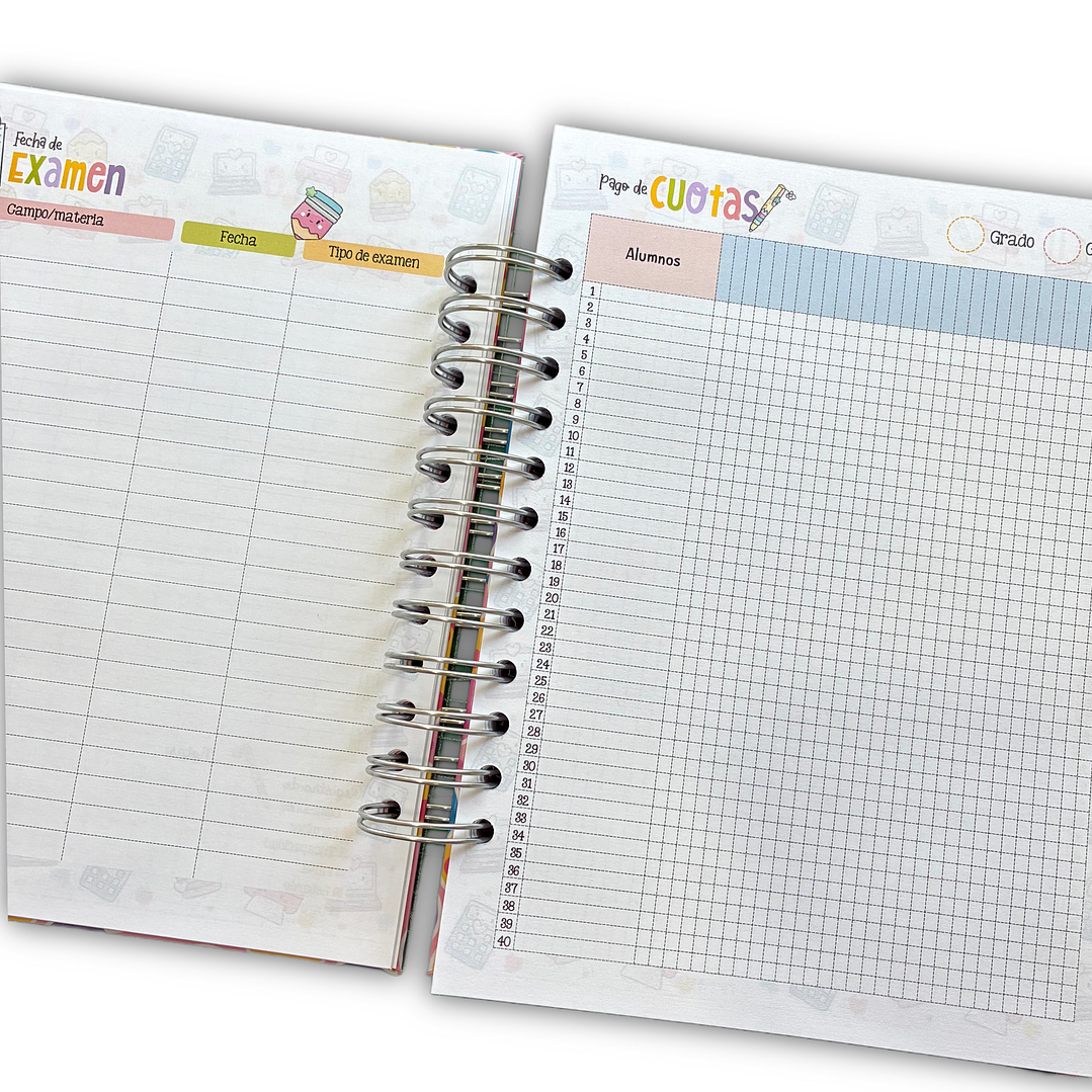 Planner Docente 2026 Educadora y Primaria  2