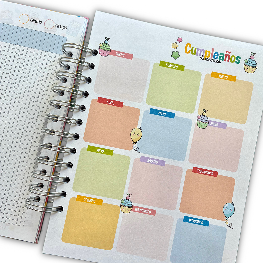Planner Docente 2026 Educadora y Primaria  8