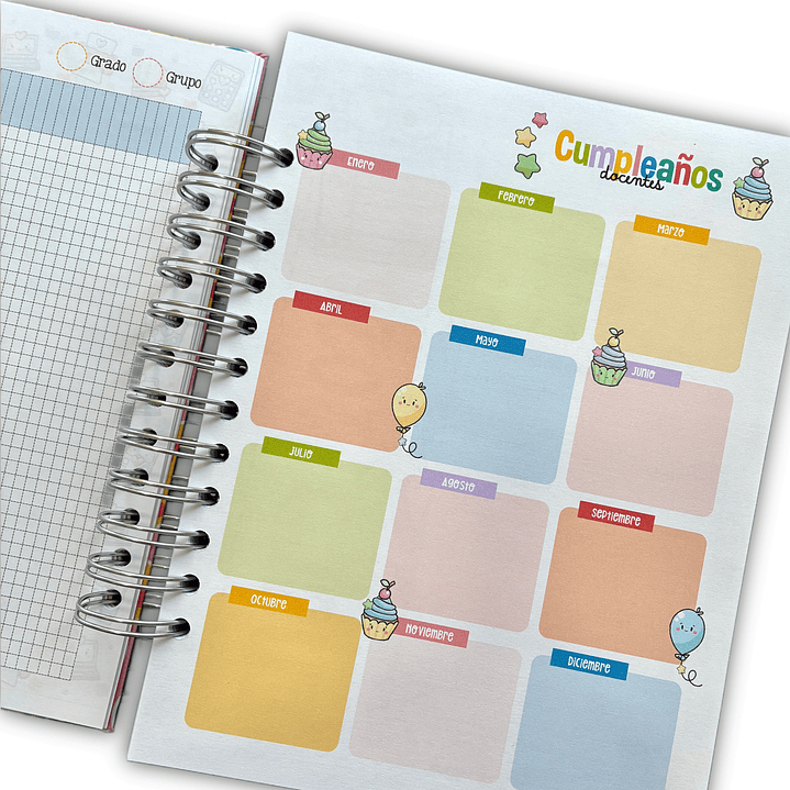 Planner Docente 2026 Educadora y Primaria  8