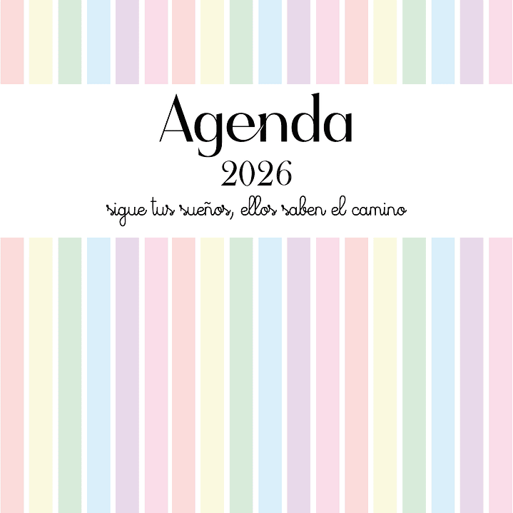 Agenda Diaria Arcoíris 2026 (Modelo 02) 8