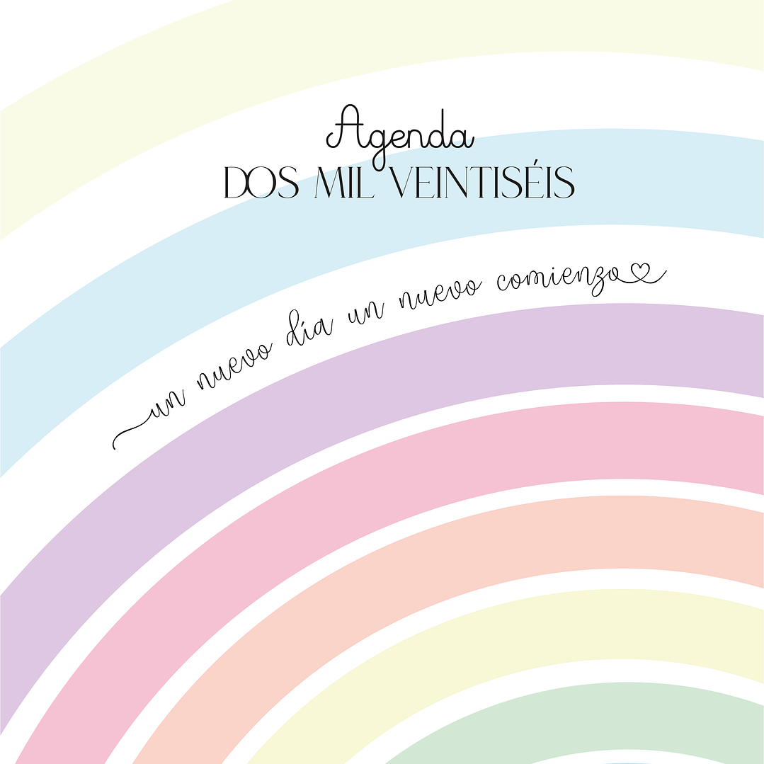 Agenda Diaria Arcoíris 2026 (Modelo 02) 18