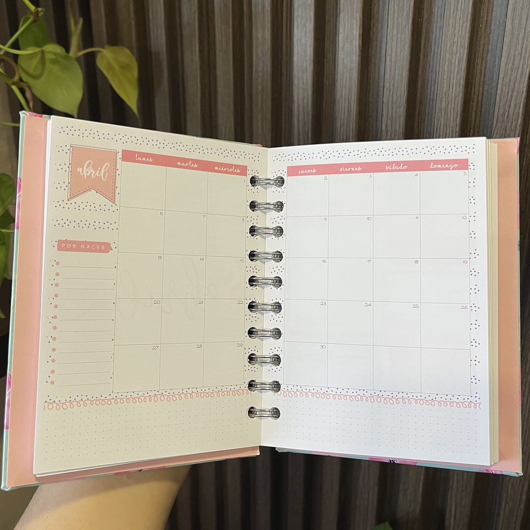 Miniplanner 2026 Semana vista líneas 17