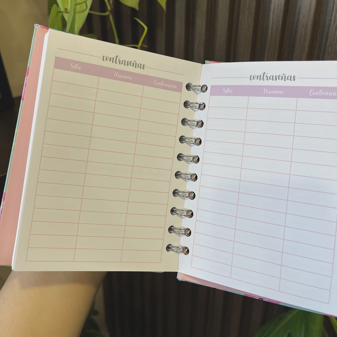 Miniplanner 2026 Semana vista líneas 18