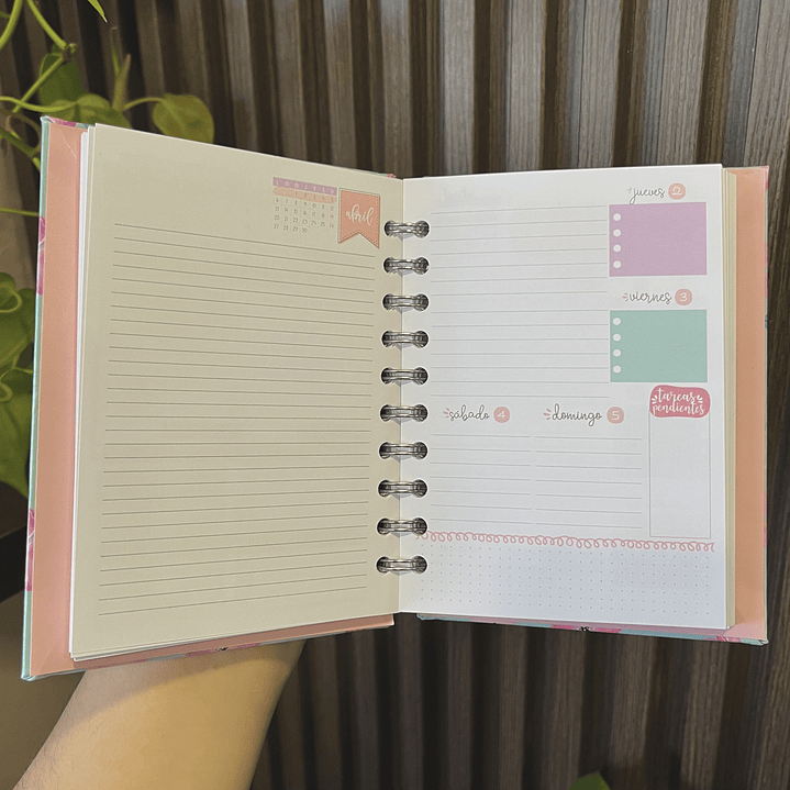 Miniplanner 2026 Semana vista líneas 21