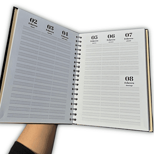 Planner 2026 Hombre Semana Vista (25x18cms)