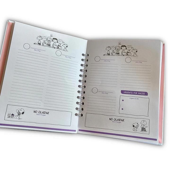 Planner Snoopy - 10 meses (Sin fecha)  8