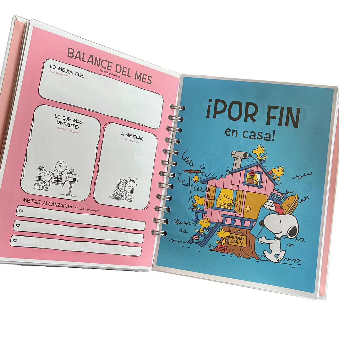 Planner Snoopy - 10 meses (Sin fecha)  7