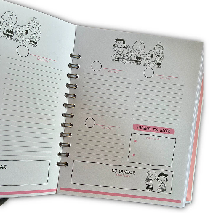 Planner Snoopy - 10 meses (Sin fecha)  6