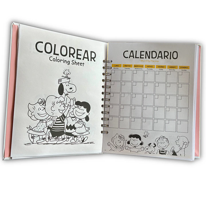 Planner Snoopy - 10 meses (Sin fecha)  4