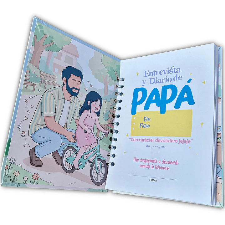 Diario a papá ( versión niña)  4