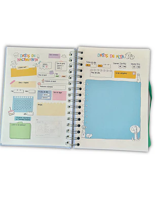 Carnet Pediátrico + Libro de recuerdos Niño