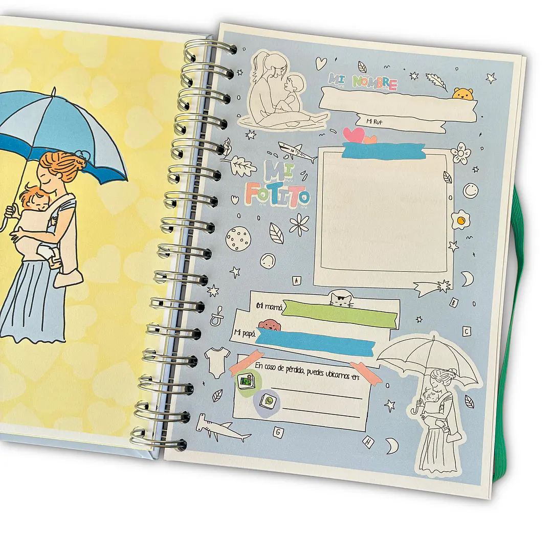 Carnet Pediátrico + Libro de recuerdos Niño 3