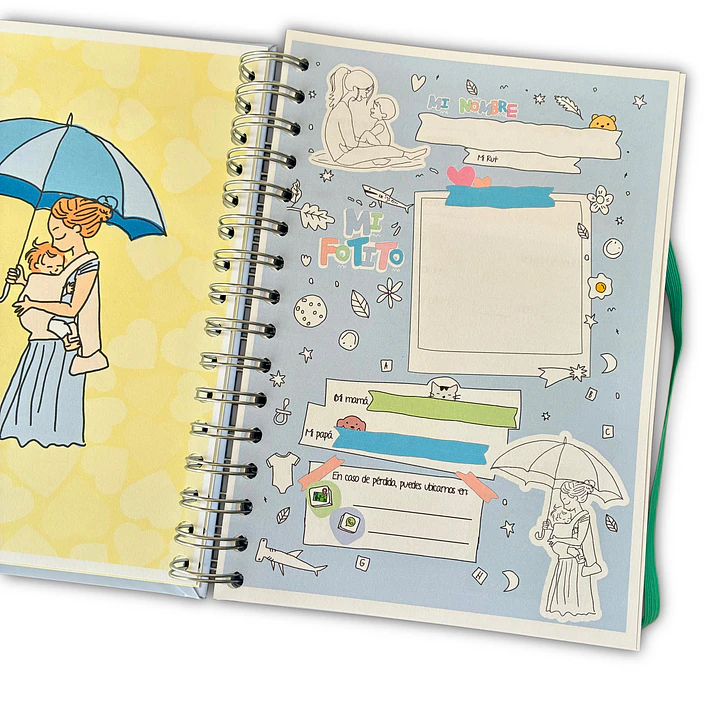 Carnet Pediátrico + Libro de recuerdos Niño 3