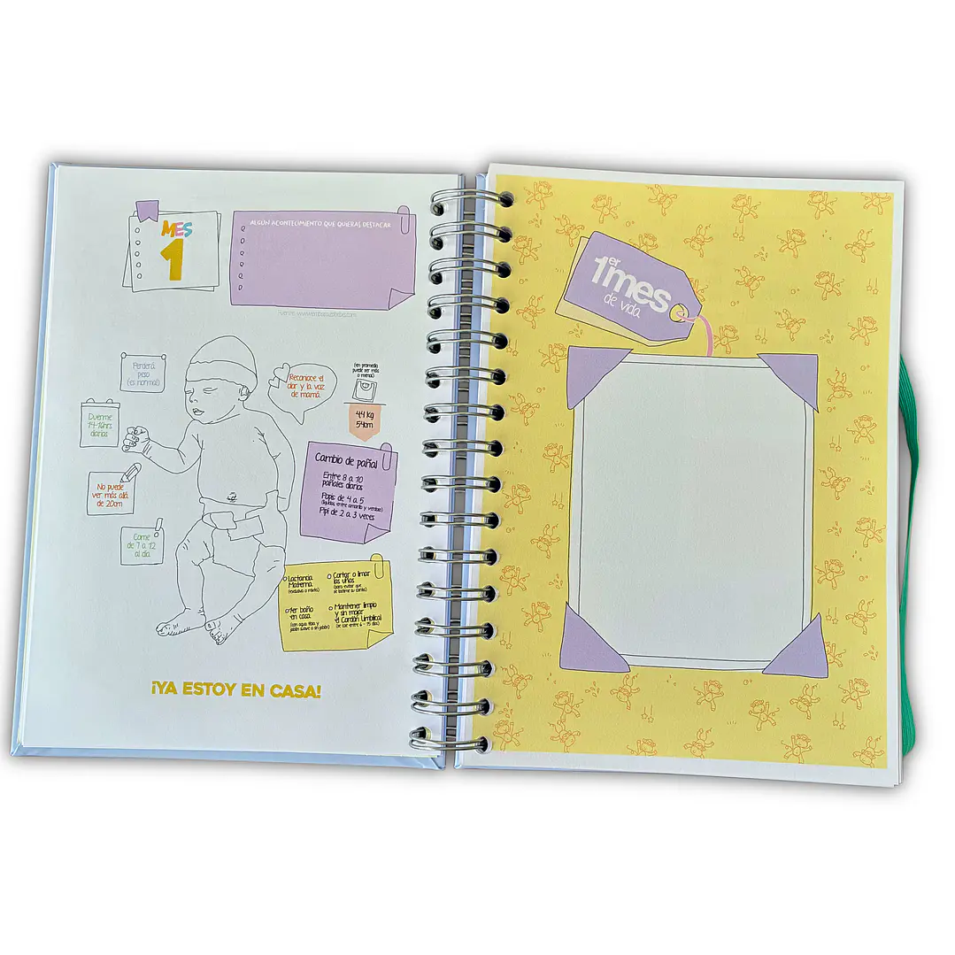 Carnet Pediátrico + Libro de recuerdos Niño 6