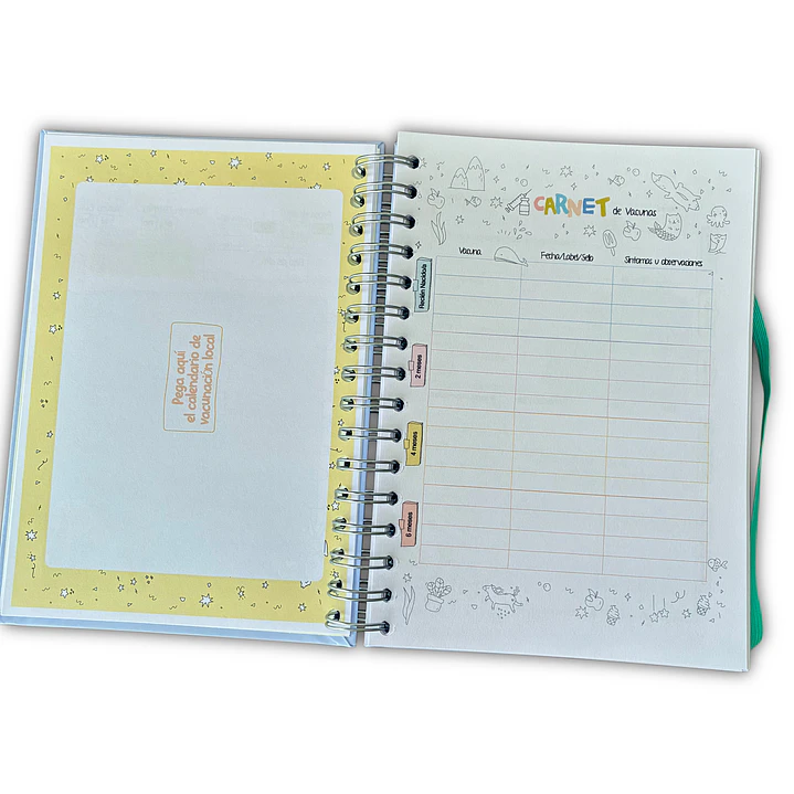 Carnet Pediátrico + Libro de recuerdos Niño 4