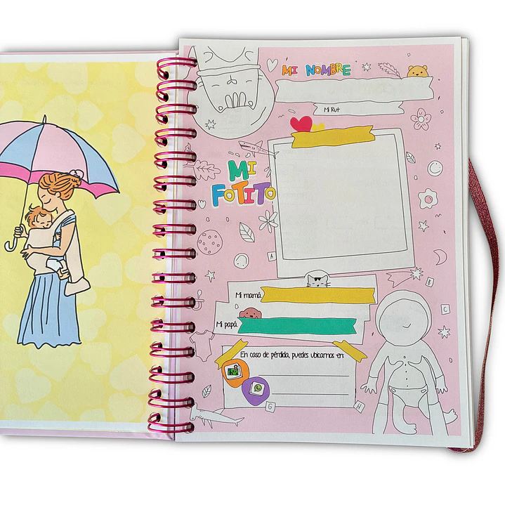 Carnet Pediátrico + Libro de recuerdos Niña 4