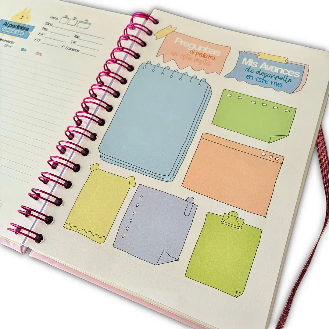 Carnet Pediátrico + Libro de recuerdos Niña 7
