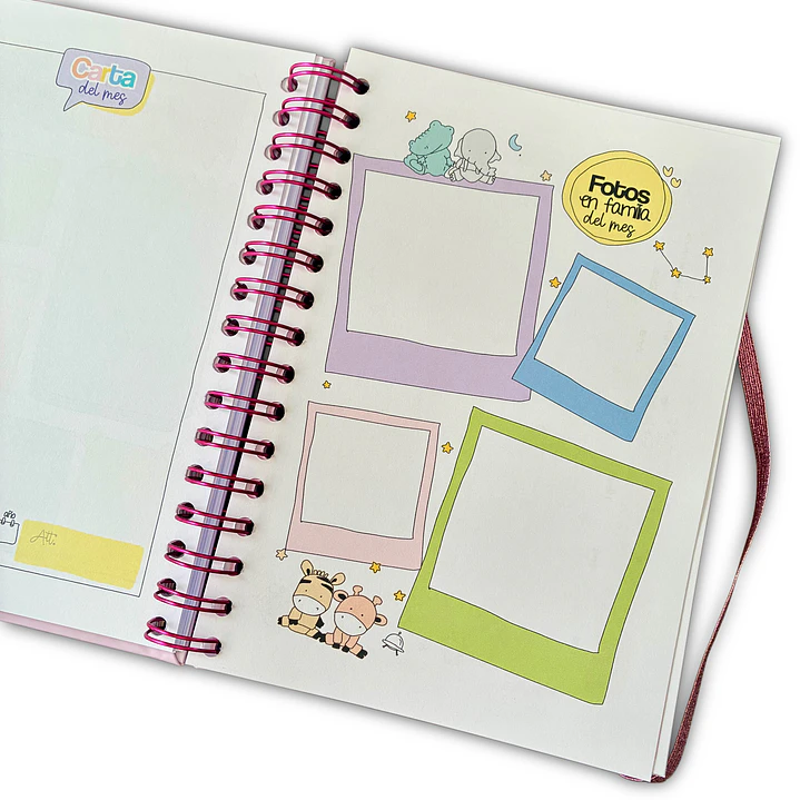 Carnet Pediátrico + Libro de recuerdos Niña 8