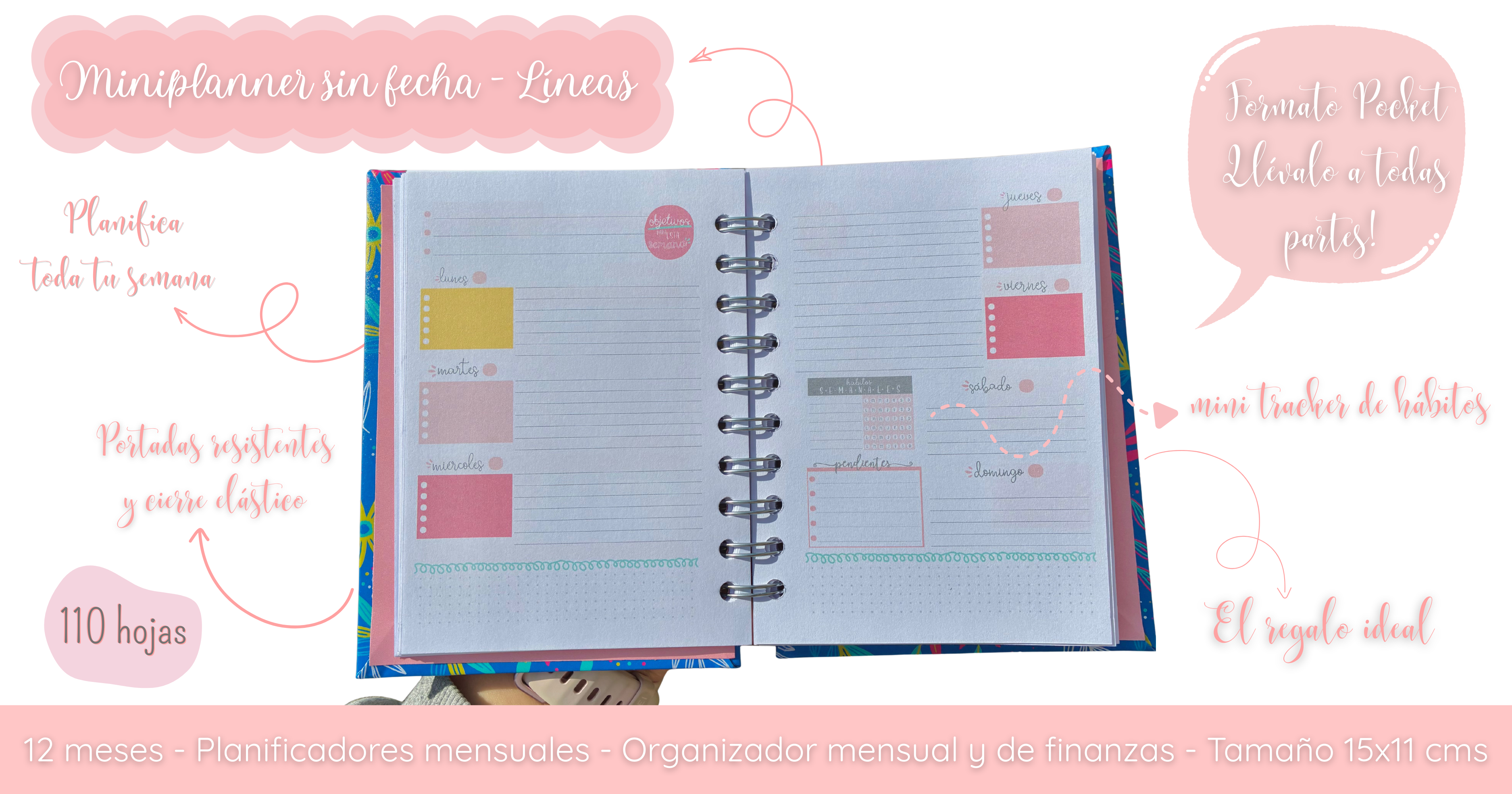 Miniplanner Sin fecha Líneas