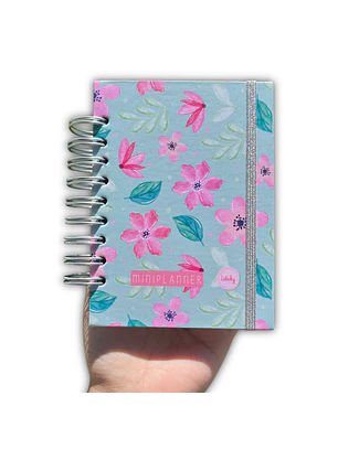 Miniplanner sin fecha - Estilo líneas - Flores 