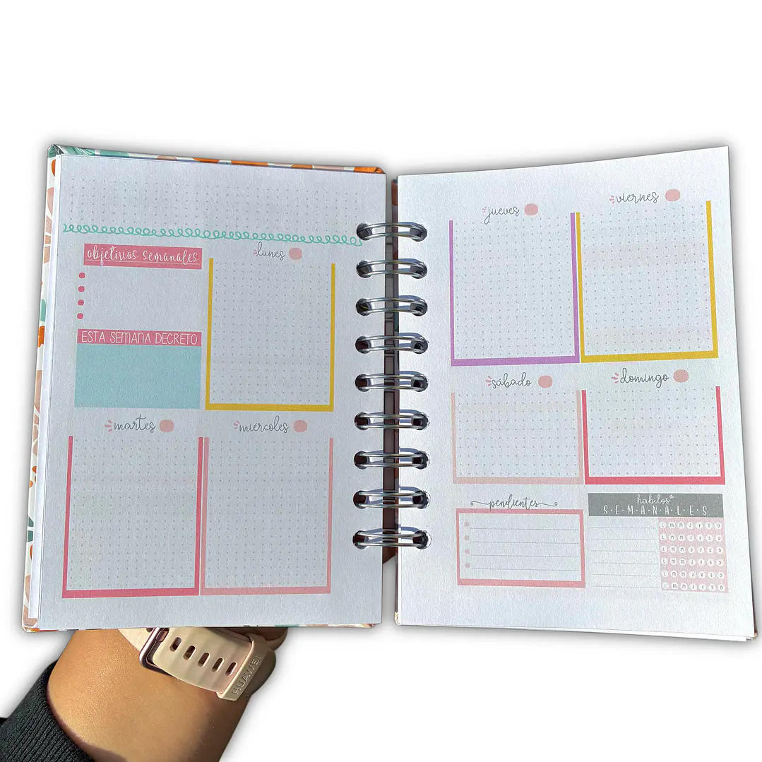 Miniplanner sin fecha - Edición Puntos - Tricolor 2