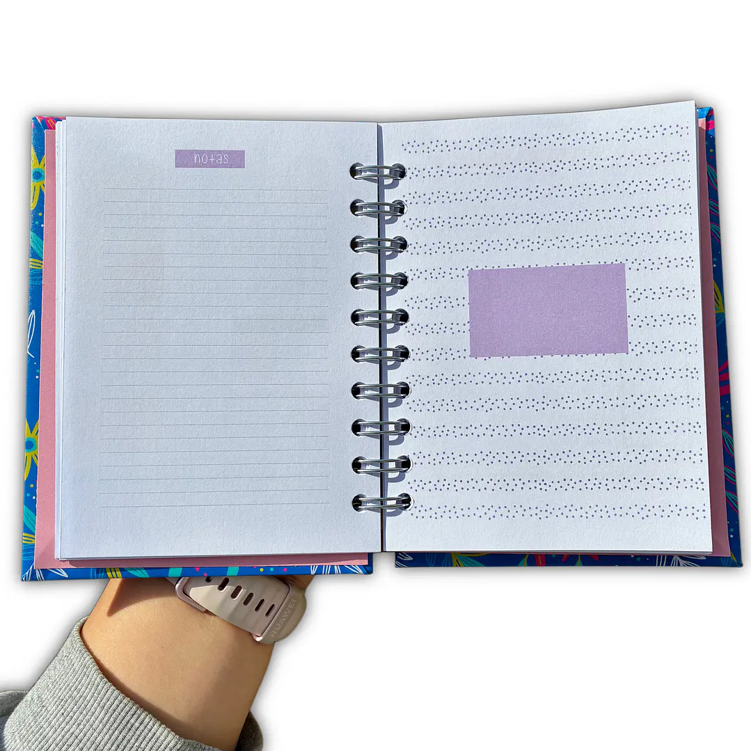 Miniplanner Sin fecha - Edición Líneas - Tricolor  6
