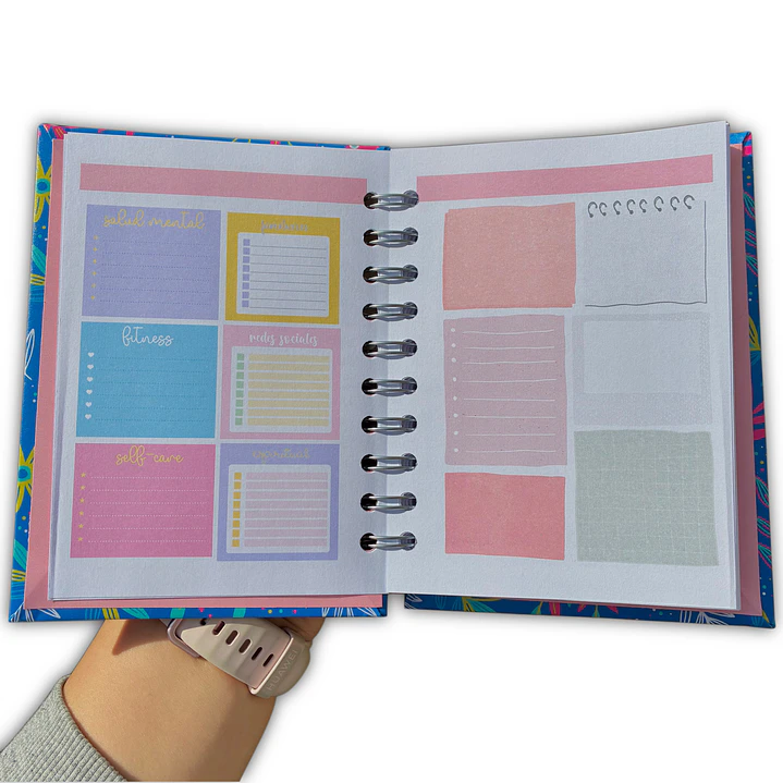Miniplanner Sin fecha - Edición Líneas - Tricolor  5