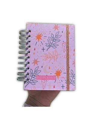 Miniplanner sin fecha - Edición líneas - Estelar rosado 