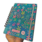 Planner líneas sin fecha - Flores neón/holografico  - Miniatura 3